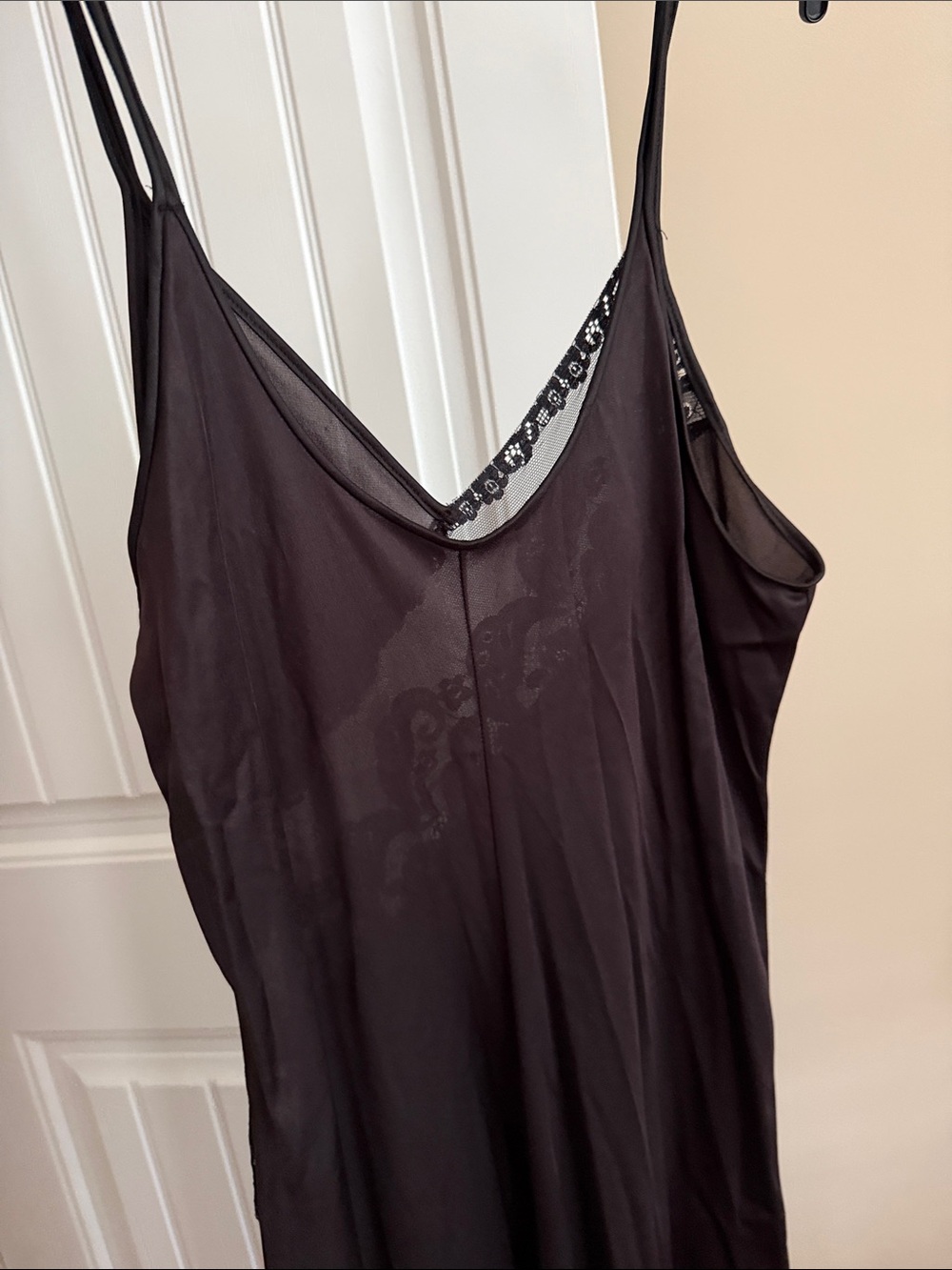 Agent Provocateur Black Lace-Trim Slip - Picture 4 of 6